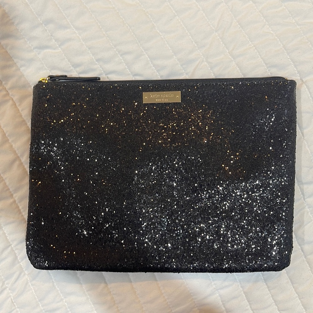 Kate Spade Glitter Flat Pouch
